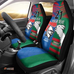 Custom Knights and Rabbitohs Rugby Car Seat Cover Sporty Style