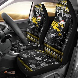 Custom Tigers Football Car Seat Cover Christmas Vibe