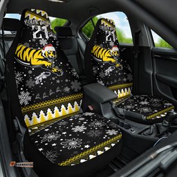Custom Tigers Football Car Seat Cover Christmas Vibe