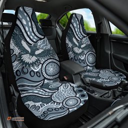 Magpies Aboriginal Art Car Seat Cover