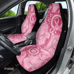 Australia Indigenous Car Seat Cover Breast Cancer Pink Aboriginal Butterfly