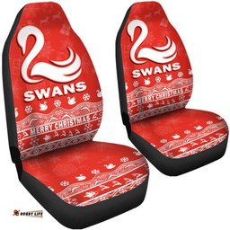 Sydney Swans Unique Winter Season Car Seat Cover Swans Merry Christmas No1