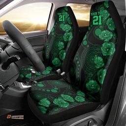Stars Cricket Never Forget Custom Car Seat Cover ANZAC Day with Poppy Aboriginal