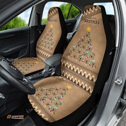 Wombat Christmas Tree Car Seat Cover Australia Merry Xmas Simple Style