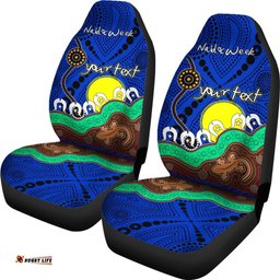 Custom Car Seat Covers Aboriginal NAIDOC Week Style