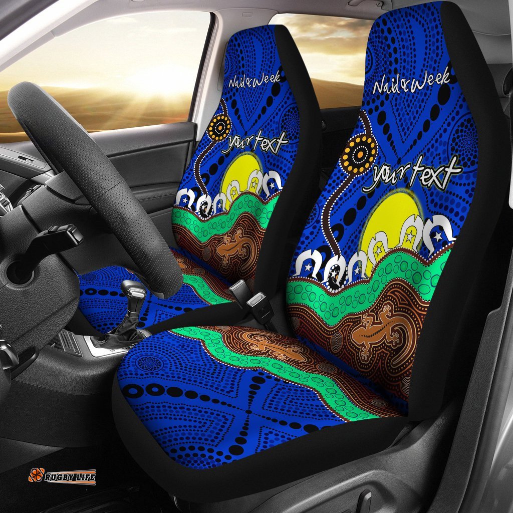 Custom Car Seat Covers Aboriginal NAIDOC Week Style
