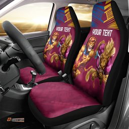 Custom Brisbane Broncos and Lions Car Seat Cover Together Sporty Style