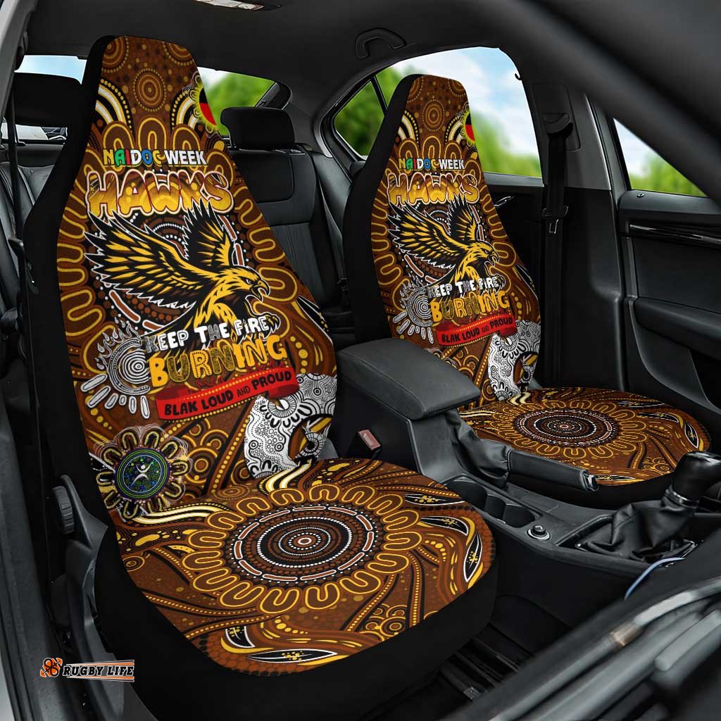Hawthorn Hawks NAIDOC Week 2024 Car Seat Cover Mascot Football