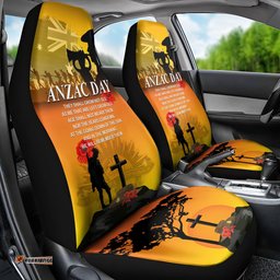 Australia ANZAC Day Car Seat Cover Gallipoli Lest We Forget