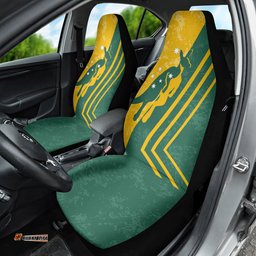 Australia Soccer Car Seat Cover Green & Gold Go Socceroos