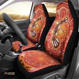 Aboriginal Goanna Art Car Seat Cover Native Australian Animals