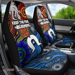 NAIDOC Week 2024 Indigenous Car Seat Cover Keep The Fire Burning