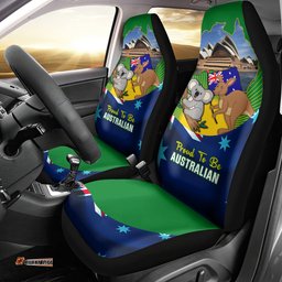 Australia Day Car Seat Cover 2025 Proud To Be Australian National Color