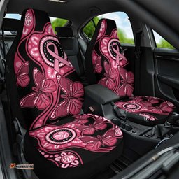 Australia Indigenous Car Seat Cover Breast Cancer Black Aboriginal Butterfly