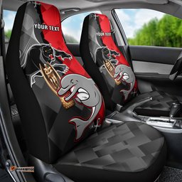 Personalised Panthers And Dolphins Car Seat Cover Sporty Version