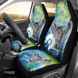 Vivid Kookaburra NAIDOC 2024 Car Seat Cover Aboriginal Art Style