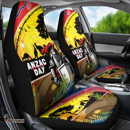 Knights Rugby ANZAC Day Car Seat Cover Novocastrians Mascot Rosemary Starry Night