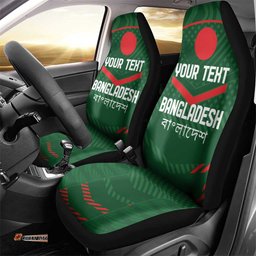 Custom Bangladesh Cricket Car Seat Cover Go Tigers Sporty Version