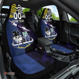 Custom Dragons Cowboys Combine Storm Warriors Car Seat Cover Sport Style Version 01