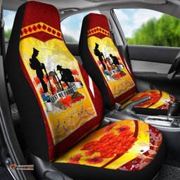ANZAC Car Seat Covers Lest We Forget Aboriginal Version