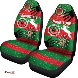 South Sydney Rabbitohs Indigenous Car Seat Covers Country Style No.1