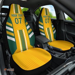Australia Soccer Car Seat Cover Go Matildas Dynamic National Colors