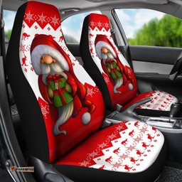 Australia Car Seat Cover - Christmas Gnome Seat Covers Kangaroo & Snowflake Universal Fit