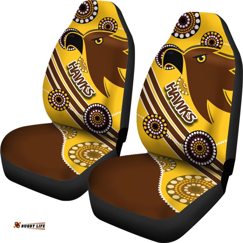 Pride Hawks Car Seat Covers Hawthorn Indigenous