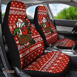 Scotland Santa Claus Car Seat Covers