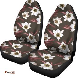 Wales Narcissus Flower Car Seat Covers