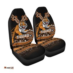 Roosters Rugby Aboriginal Art Car Seat Covers 06