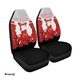 Sydney Swans ANZAC Day Indigenous Art Car Seat Covers