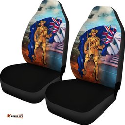 ANZAC Car Seat Covers Australian Soldier