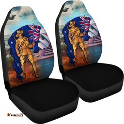 ANZAC Car Seat Covers Australian Soldier
