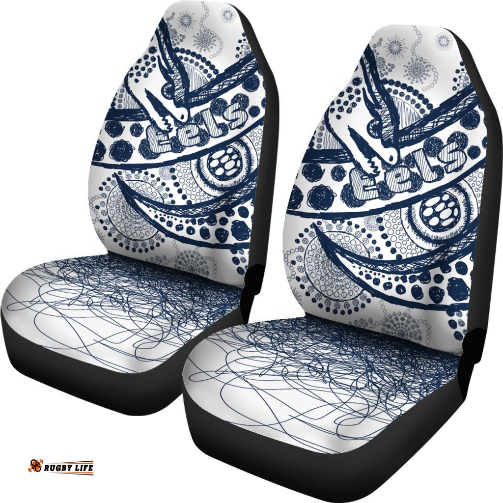 Eels Rugby Car Seat Covers Line Art Special Version 05