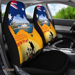 ANZAC Day Car Seat Covers Today's Peace Is Yesterday's Sacrifice
