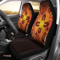 Aboriginal Car Seat Covers Indigenous Patterns Ver10