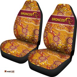 Brisbane Broncos Car Seat Covers Aboriginal Patterns