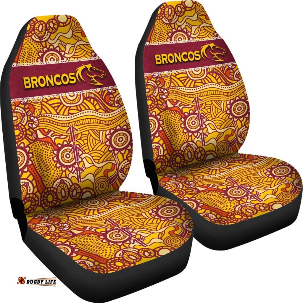Brisbane Broncos Car Seat Covers Aboriginal Patterns
