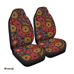Aboriginal Car Seat Covers Indigenous Patterns Ver11