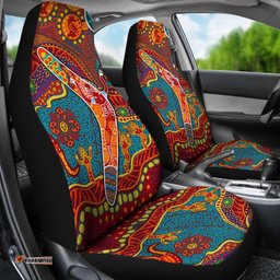Aboriginal Car Seat Covers Indigenous Boomerang
