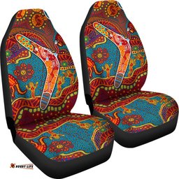Aboriginal Car Seat Covers Indigenous Boomerang