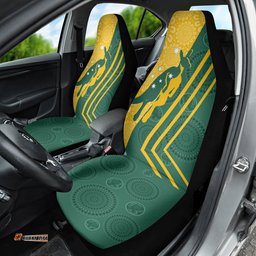 Australia Socceroos Indigenous Car Seat Cover Green & Gold
