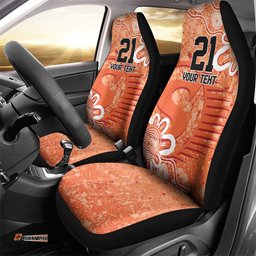 Australian Scorchers Cricket Custom Car Seat Cover Minimalism Aboriginal