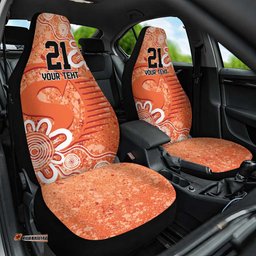 Australian Scorchers Cricket Custom Car Seat Cover Minimalism Aboriginal