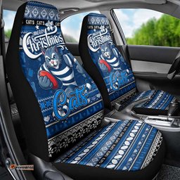Cats Football Xmas Car Seat Cover Australia AFL Mascot