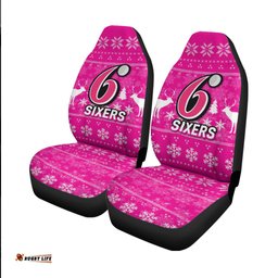 Sydney Sixers Cricket Australian Christmas Ugly Style Car Seat Covers