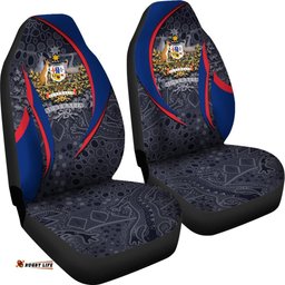 Aboriginal Car Seat Covers, Australian Coat of Arms - Aussie Spirit