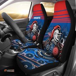 Knights Car Seat Covers Newcastle Aboriginal Horizontal Style 03