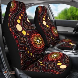 Aboriginal Car Seat Covers Aboriginal Art Ver01